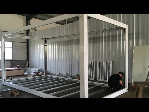 20ft prefab Readymade Foldable open shipping container frames