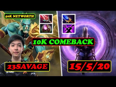 23SAVAGE PHANTOM LANCER 50K NETWORTH 10K COMEBACK FT VOID SPIRIT MASTERY 15 KILLS | DOTA2ORBS