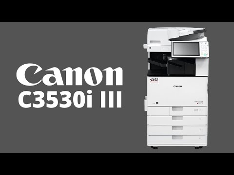 Canon IR-Adv C3530 III With Platen Cover And Toner Set