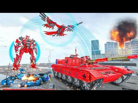 Tank Robot games 2021## Police Eagle Robot Car Games