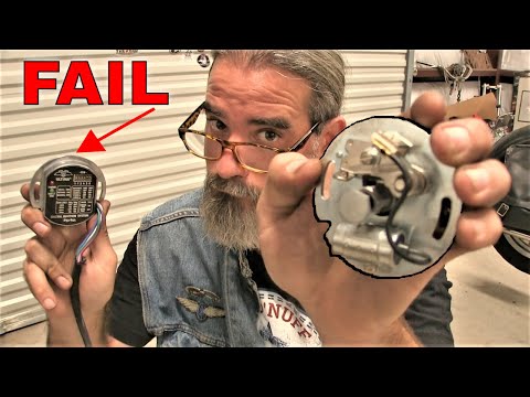 DITCHING Ultima ELECTRONIC Ignition And INSTALLING POINTS On 1979 HARLEY Davidson SHOVELHEAD FXS 80