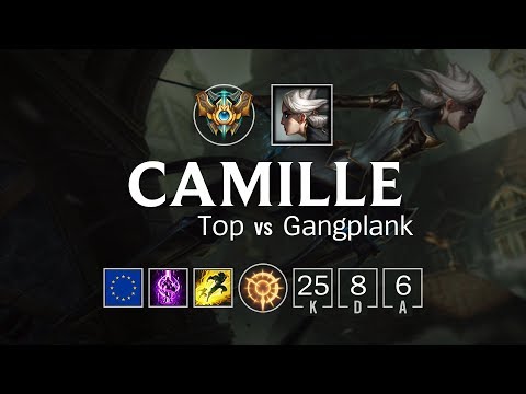 Camille Top vs Gangplank - EUW Challenger Patch 8.11