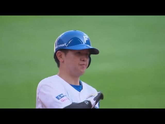 【7回裏】左中間を真っ二つ!! ファイターズ・清水優心 反撃のタイムリー2ベースヒット!!  2024年6月29日 北海道日本ハムファイターズ 対 福岡ソフトバンクホークス