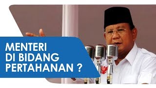 Seusai Bertemu Jokowi, Prabowo Subianto jadi Menteri Pertahanan?