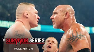 FULL MATCH: Goldberg vs Brock Lesnar: Survivor Ser