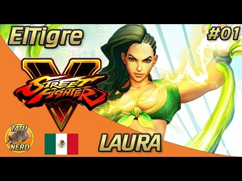SFV - Online Matches - 21 – ElTigre  - Líder Mexicano - Laura - 9 lutas