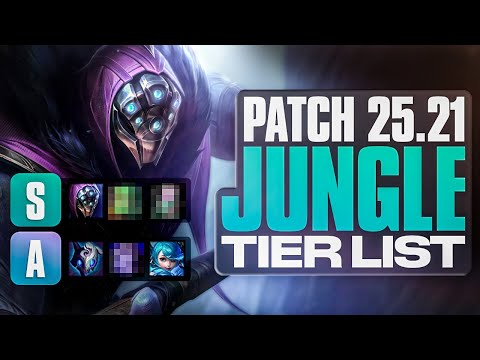 These are THE BEST Junglers This Patch | Patch 25.21 Tier List