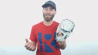 Video thumbnail: Easton Professional Collection Stars and Stripes 11.75" Fastpitch Softball Glove: PC1176FPUSA