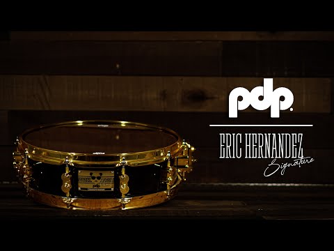 PDP Eric Hernandez Signature Snare Drum, 4x14 with Gold Hardware image 2