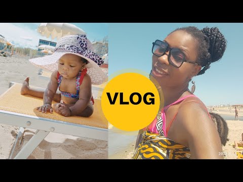 FUN TIME WITH MY GRANDDAUGHTER AT RICCIONE BEACH ITALY