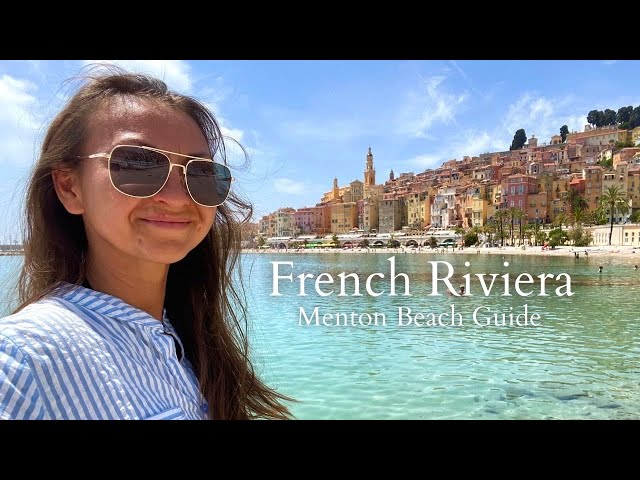 Travel vlog - Beach Walk French Riviera, Menton, France Travel, France beach, What to Visit in France, Côte d'Azur
