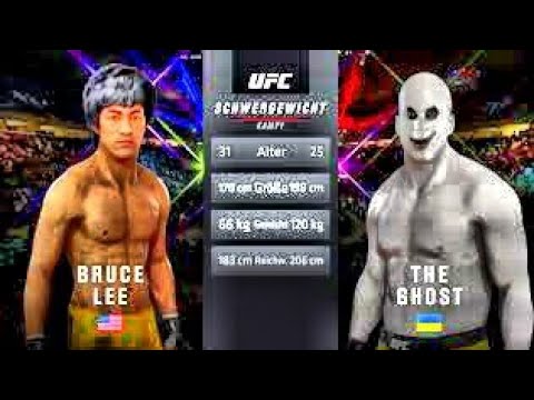 Bruce Lee vs. Ghost (EA Sports UFC 3) - K1 Rules