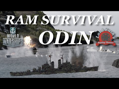 Ram Survival - Odin Tier 8 German BB Shatter North Spawn World of Warships