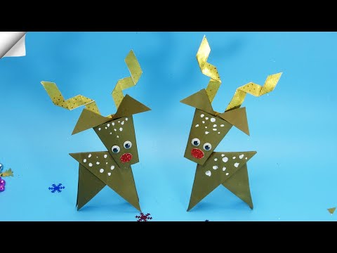 DIY paper crafts Paper toys Christmas crafts deer