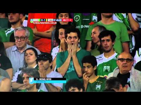 Gol de Hoyos. Ferro 0 - Santamarina 2. Reducido B Nacional 2015. FPT.