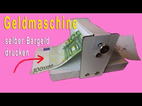 Trick  |  Geldmaschine Geld selber drucken DIY + Anleitung