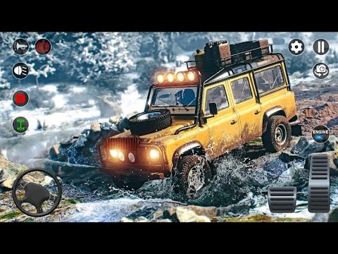 4x4 Offroad jeep Mountain Climb Driving Experience In Car Driving Simulator 3D #youtube #gaming