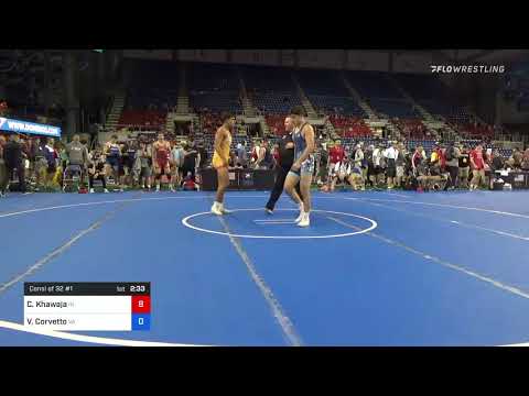 170 Lbs Consi Of 32 #1 - Codei Khawaja, Indiana Vs Vincenzo Corvetto, Virginia 377a
