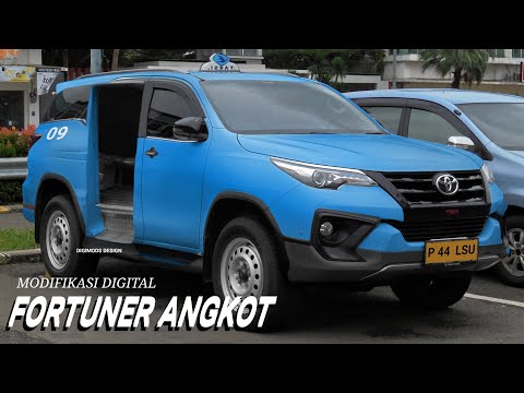 MODIF TOYOTA FORTUNER JADI ANGKOT | Digital Modifikasi | Digimods DESIGN