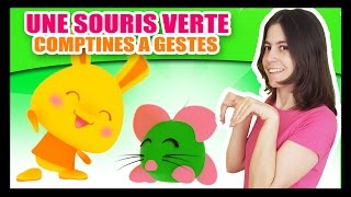 Une souris verte - 40min de Comptines à gestes pour bébé - Monde des Titounis