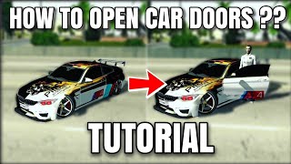 How to open car doors in car parking multiplayer Tutorial [ panther soul yt ]