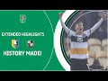 HISTORY MADE! | Mansfield Town v Port Vale Carabao Cup extended highlights