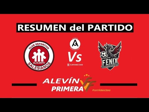 ALEVÍN B - Salesianos VS Fénix 🐦‍🔥 Alicante - RESUMEN DEL PARTIDO (8ª jornada de liga)