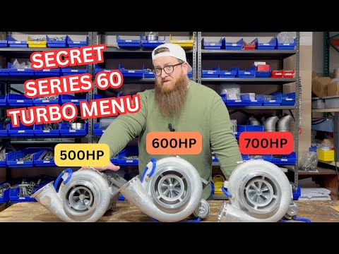 HUGE OEM+ Garrett Turbos for Detroit Series 60 Engines