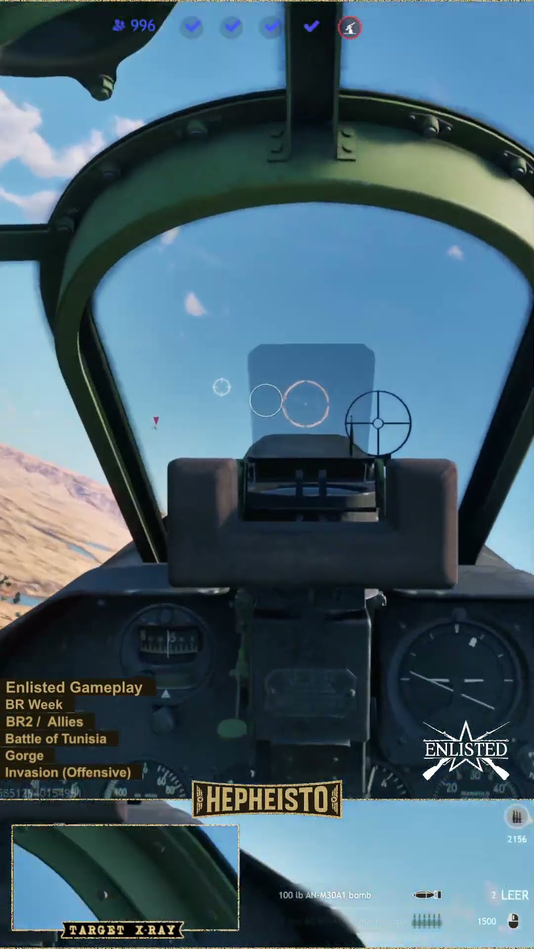 Pilot eliminates Plane Fw 190 A-1 with 12.7 mm Browning MG