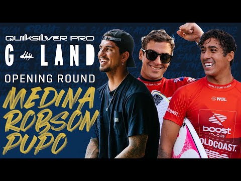 Gabriel Medina, C. Robson, S. Pupo | Quiksilver Pro G-Land - Opening Round Heat Replay