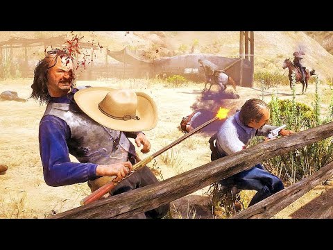 Del Lobo Gang vs Lemoyne Raiders | Red Dead Redemption 2 NPC Wars 81