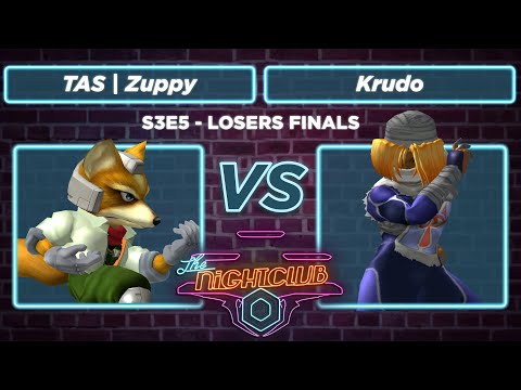 The Nightclub S3E5: Krudo (Sheik) vs TAS | Zuppy (Fox) - Losers Finals SSBM