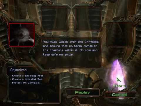 Starcraft Walkthrough Zerg Mission 1: Birth Of A Cerebrate