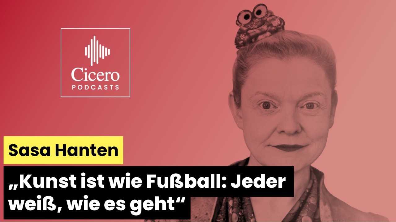 „Kunst ist wie Fußball: Jeder weiß, wie es geht“ - Sasa Hanten