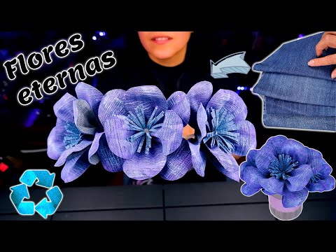 Flores de Jeans: Crea Ramos Eternos con Tus Viejos Jeans