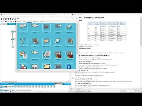 5 2 1 6 Packet Tracer   Investigating Convergence