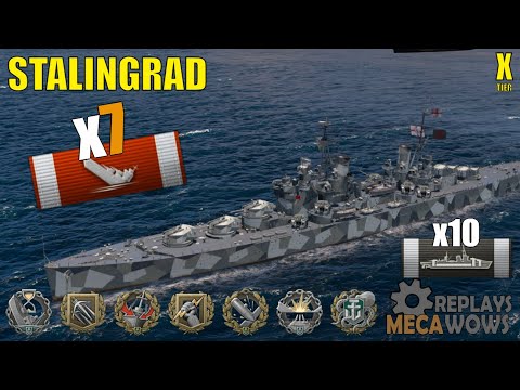 Stalingrad 7 Kills & 276k Damage | World of Warships Gameplay