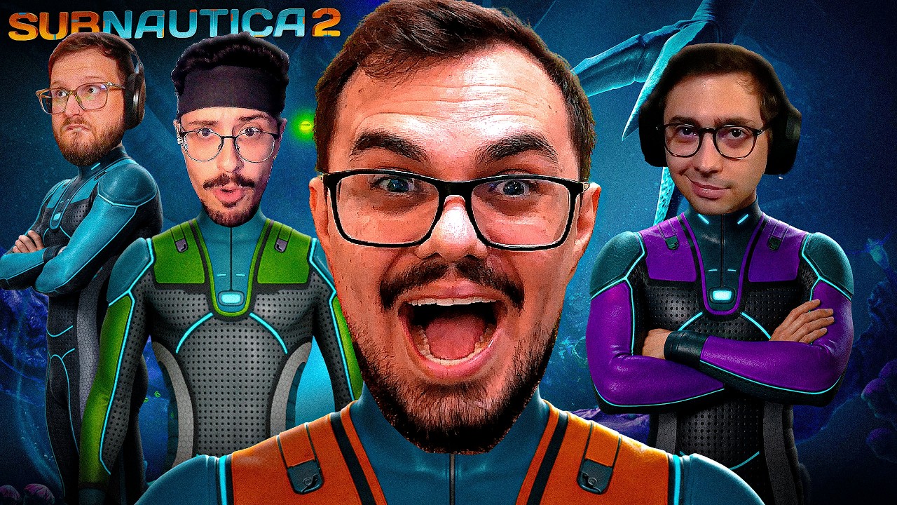EXPLORANDO O MAR COM OS AMIGOS NO NOVO SUBNAUTICA 2 PARTE 1