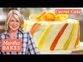 Martha Stewart S Carrot Ginger Cake With Cream Cheese Frosting Martha Bakes Martha Stewart
