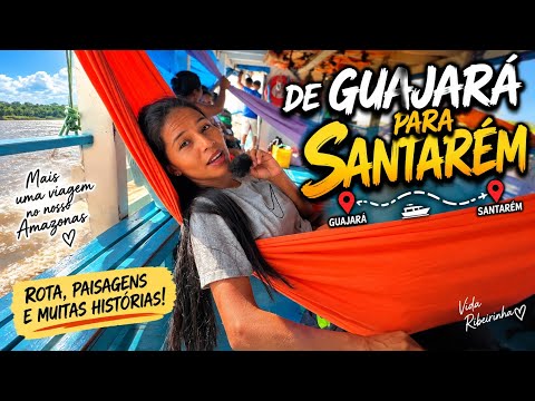 COMO É VIAJAR DE GUAJARÁ ATÉ SANTARÉM | VIDA RIBEIRINHA/ AMAZÔNIA / MUITO VENTO/ MUITO PEIXE/ 