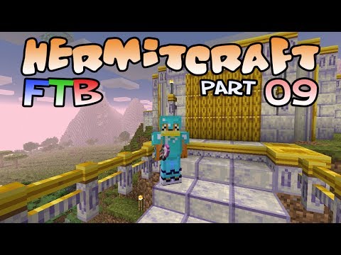 Hermitcraft FTB Monster Part 09: Drawbridge Door!
