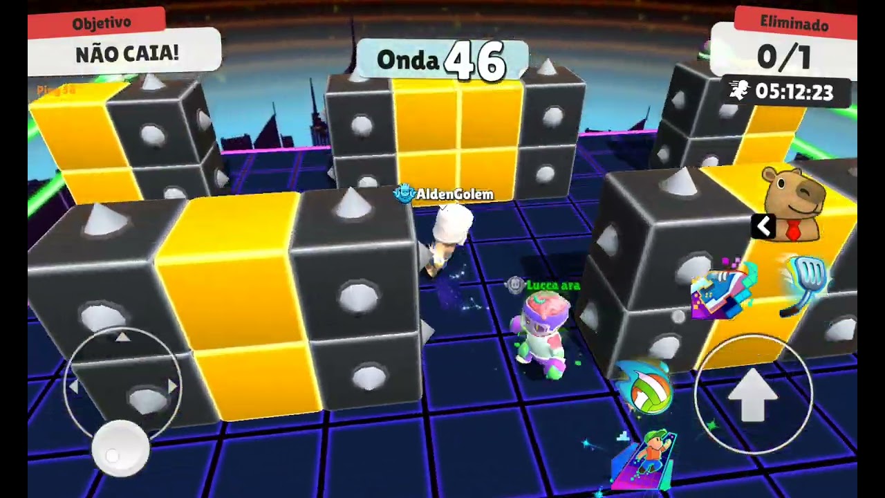 Dia 1 tentando chegar nas 150 ondas