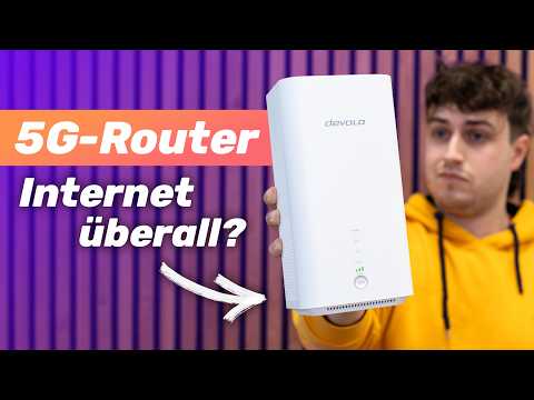 Internet via 5G instead of DSL? Devolo WiFi 6 3600 5G LTE Router Review