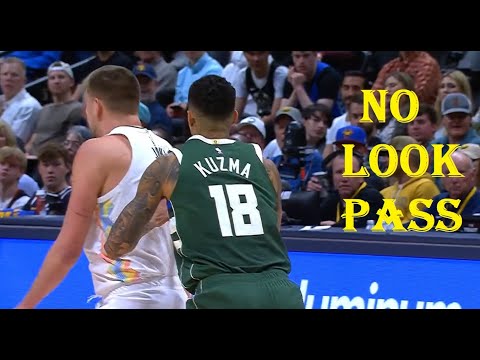 Nikola Jokic NO LOOK PASS Milwaukee Bucks vs Denver Nuggets