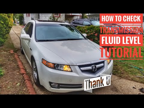 HOW TO CHECK YOUR TRANSMISSION FLUID LEVEL CORRECTLY TUTORIAL ACURA HONDA