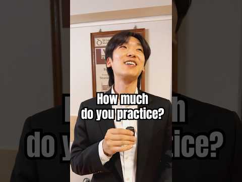 How much do you practice? | 19th Chopin Competition Preliminaries