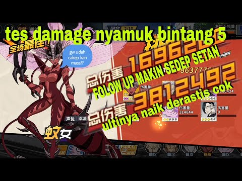 tes damage LSSR nyamuk Bintang 5 one puch man private server china