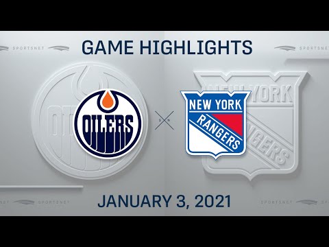 NHL Highlights | Oilers vs. Rangers - Jan. 3, 2022