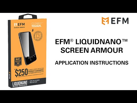 EFM LiquidNano Wipe On Screen Protection with Screen Protection Guarantee