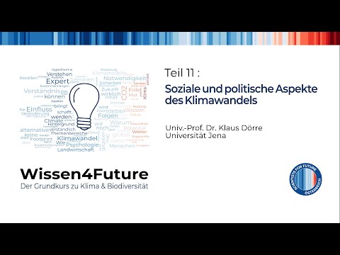 Wissen4Future Teil 11: Soziale und politische Aspekte des Klimawandels